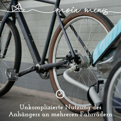 moin minis Adapter Croozer Fahrradanhänger bis 2015, Croozer 535/737/kid1+2, van 101, Cargo Achsadapter Zusatzkupplung - 040parts - 4260715840933
