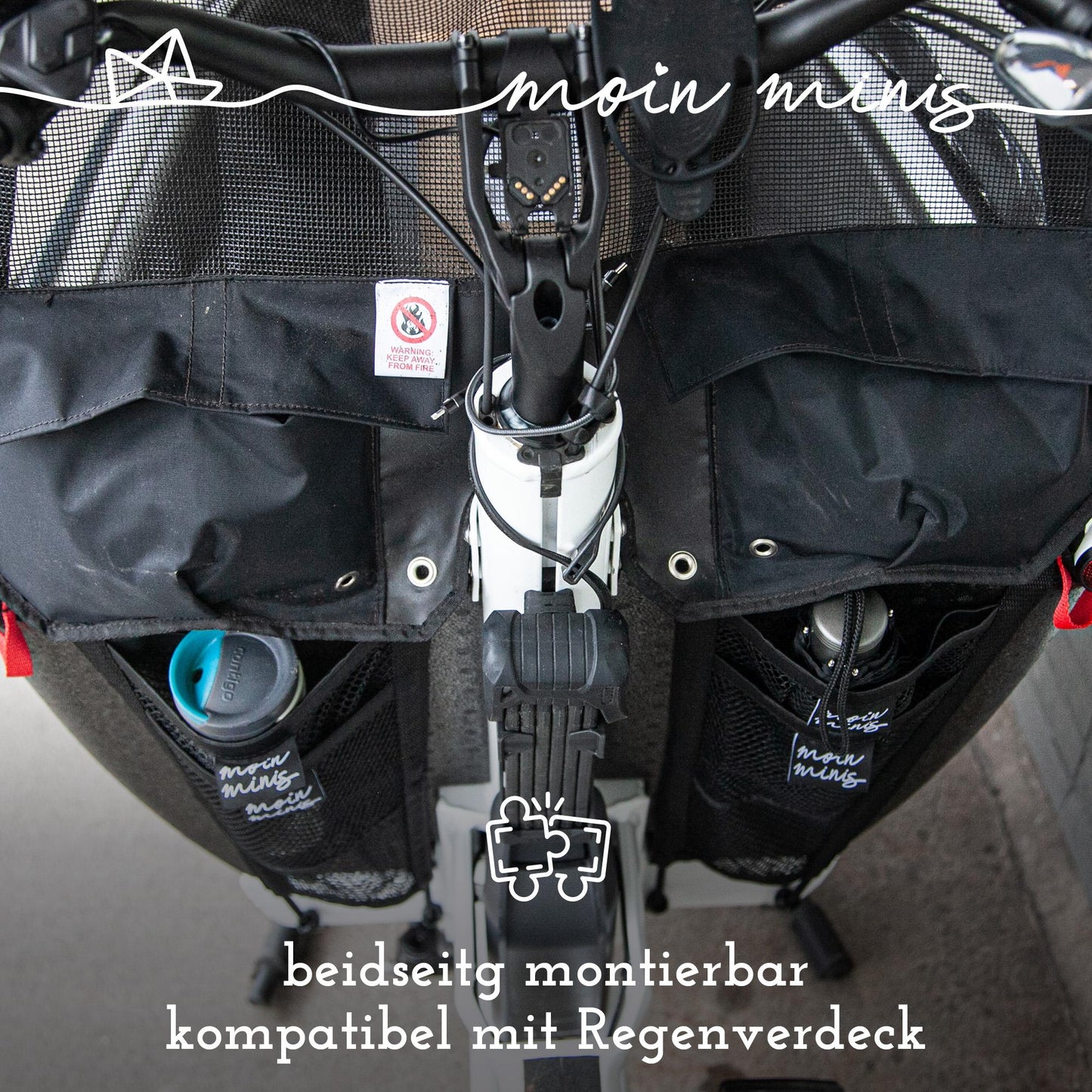 moin minis hinteres Gepäcknetz für Urban Arrow Family Lastenrad Fahhrad Cargo - 040parts - 4260715844856