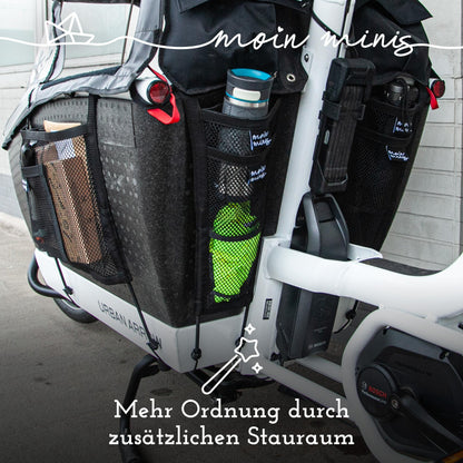 moin minis hinteres Gepäcknetz für Urban Arrow Family Lastenrad Fahhrad Cargo - 040parts - 4260715844856