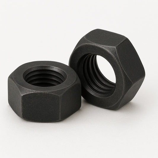 Sechskantmutter DIN 934 M10 schwarz verzinkt - 040parts - 4260715846836