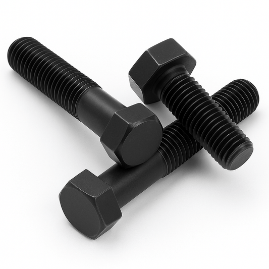 Sechskantschraube DIN 933 M10 8 - 8 schwarz verzinkt - 040parts - 4260715846485