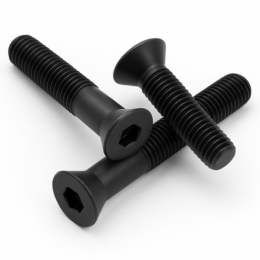 Senkkopfschraube ISO 10642 M10 8 - 8 schwarz verzinkt Innensechskant - 040parts - 4260715846980