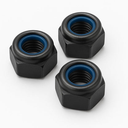 Sicherungsmutter DIN 985 M10 schwarz verzinkt - 040parts - 4260715846881