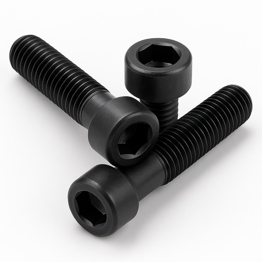 Zylinderschraube DIN 912 M4 8 - 8 schwarz verzinkt Innensechskant - 040parts - 4260715846096